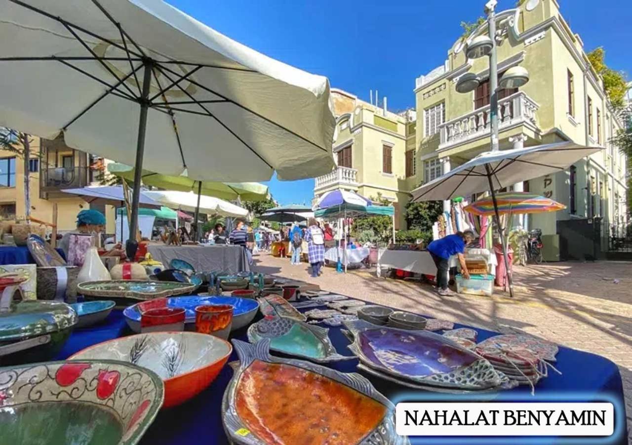 Tel-Aviv Center, Near The Beach, Terrace, 2 People エクステリア 写真